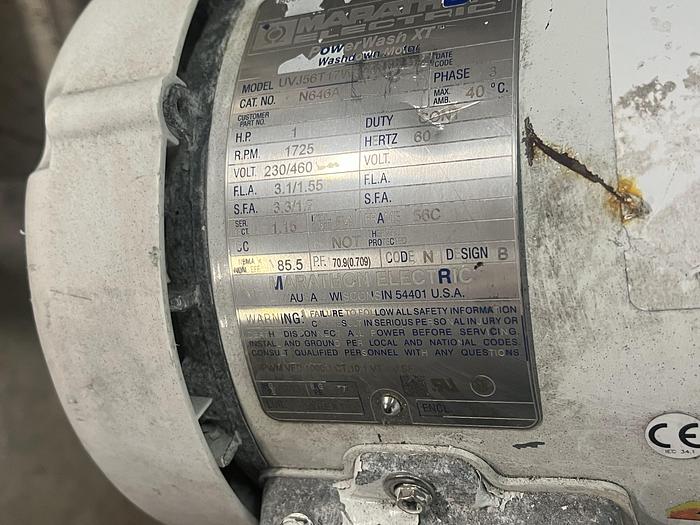 Used 6'L Inclined Modular Conveyor