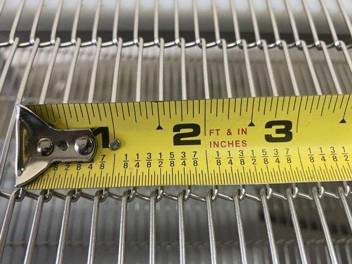 Used 6' SS Wire Conveyor