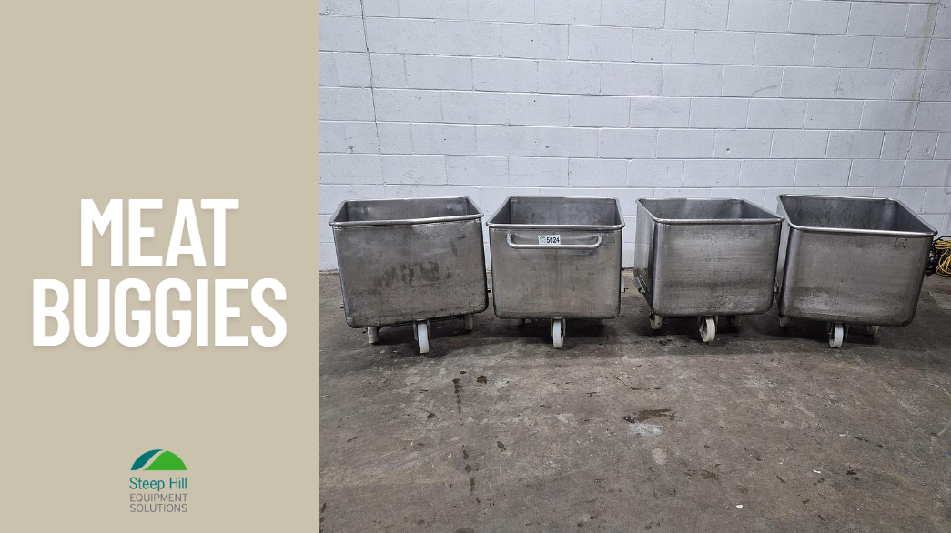Used Stainless Steel Meat Buggies
