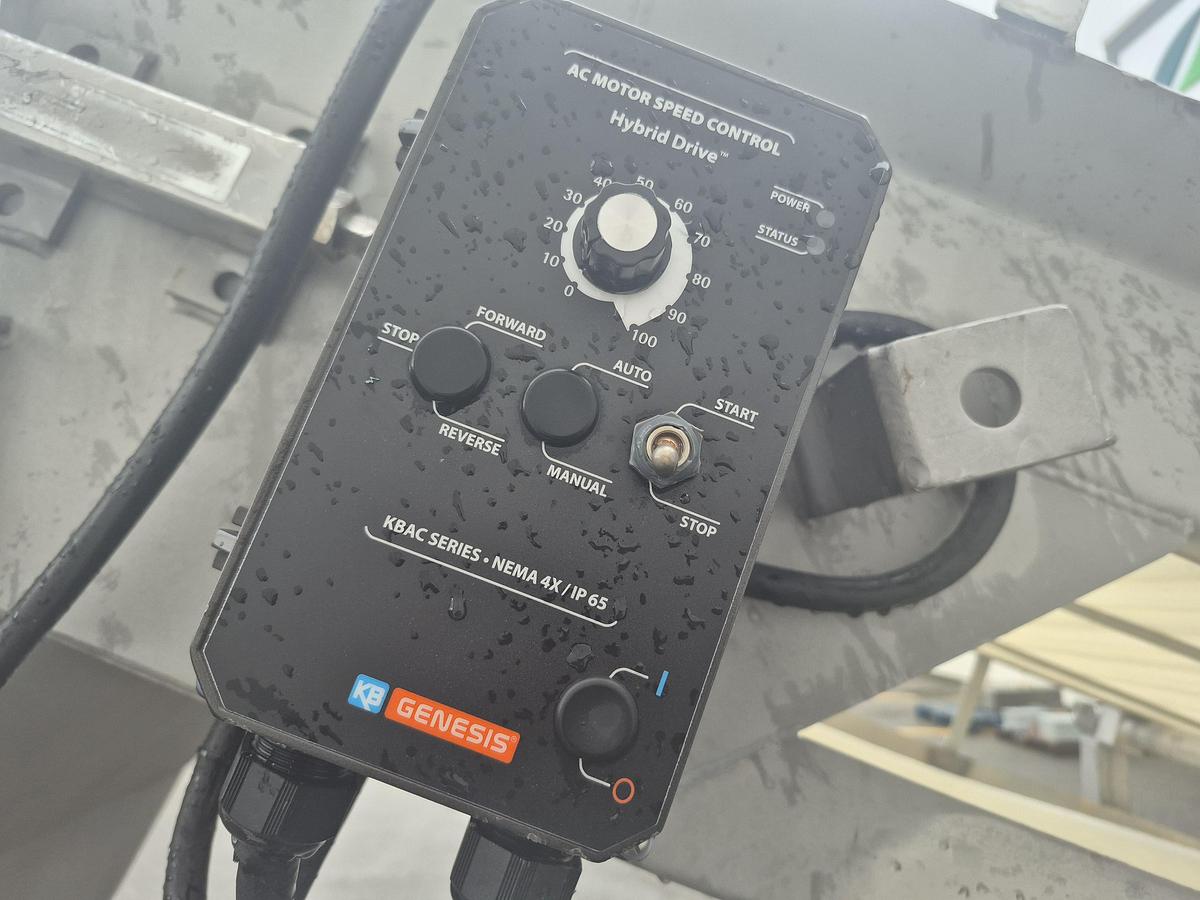 Used Incline Conveyor with Dip Tank