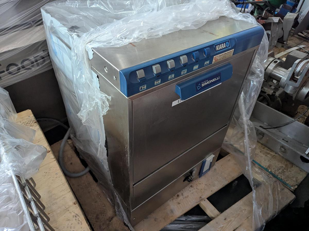 Used Nuova Simonelli Kiara 6 High-Temperature Undercounter Commercial Dishwasher