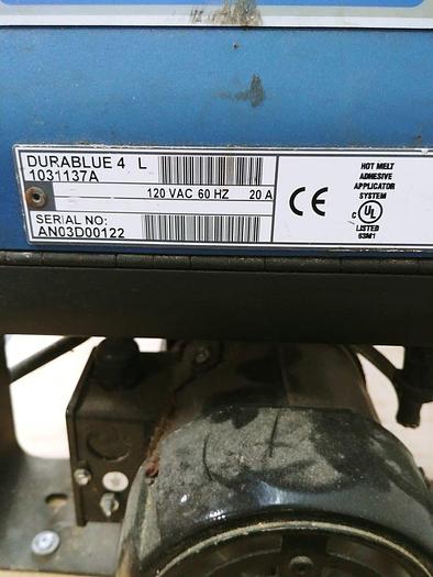 Used Nordson DuraBlue 4 L-Series Adhesive Melter