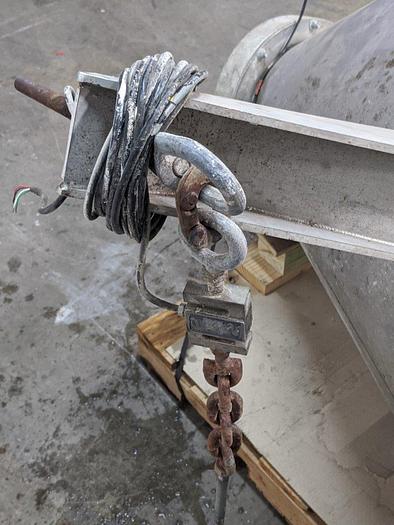 Used 300 Gallon Aluminium Hopper With Load Cells
