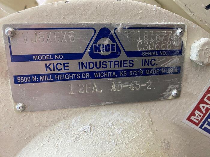 Used Kice VJ Rotary Airlock & Cyclone Collector