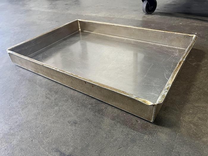 Used Roll-In Double Oven Rack with Pans