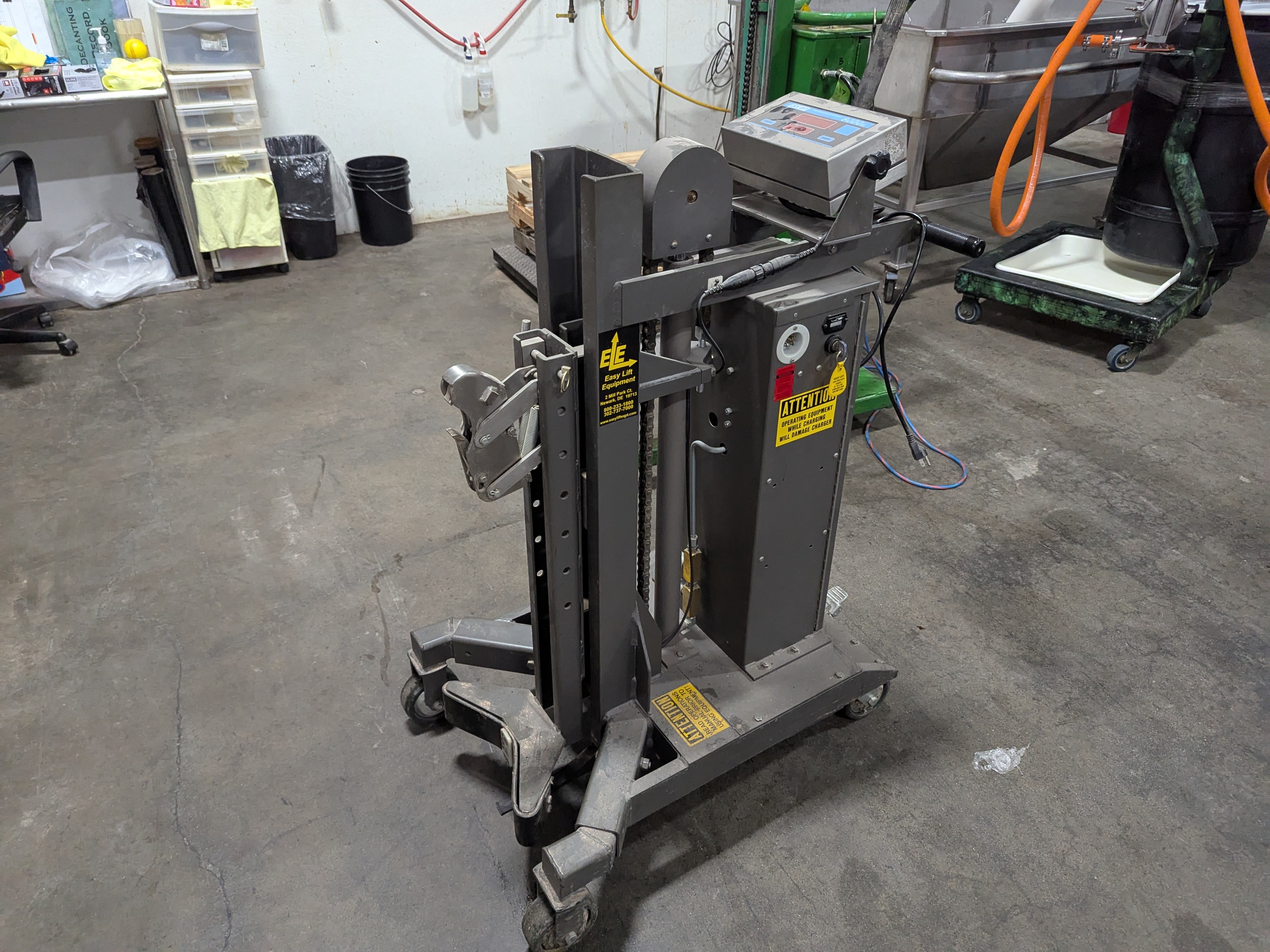 Used Easy Lift Equipment Barrel Lifter