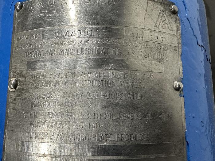 Used Waukesha 125 PD Pump