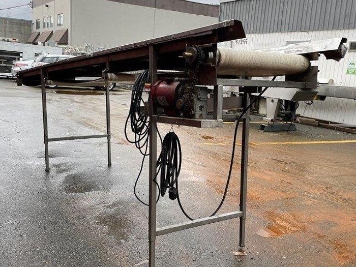 Used 15.5'L Incline Conveyor