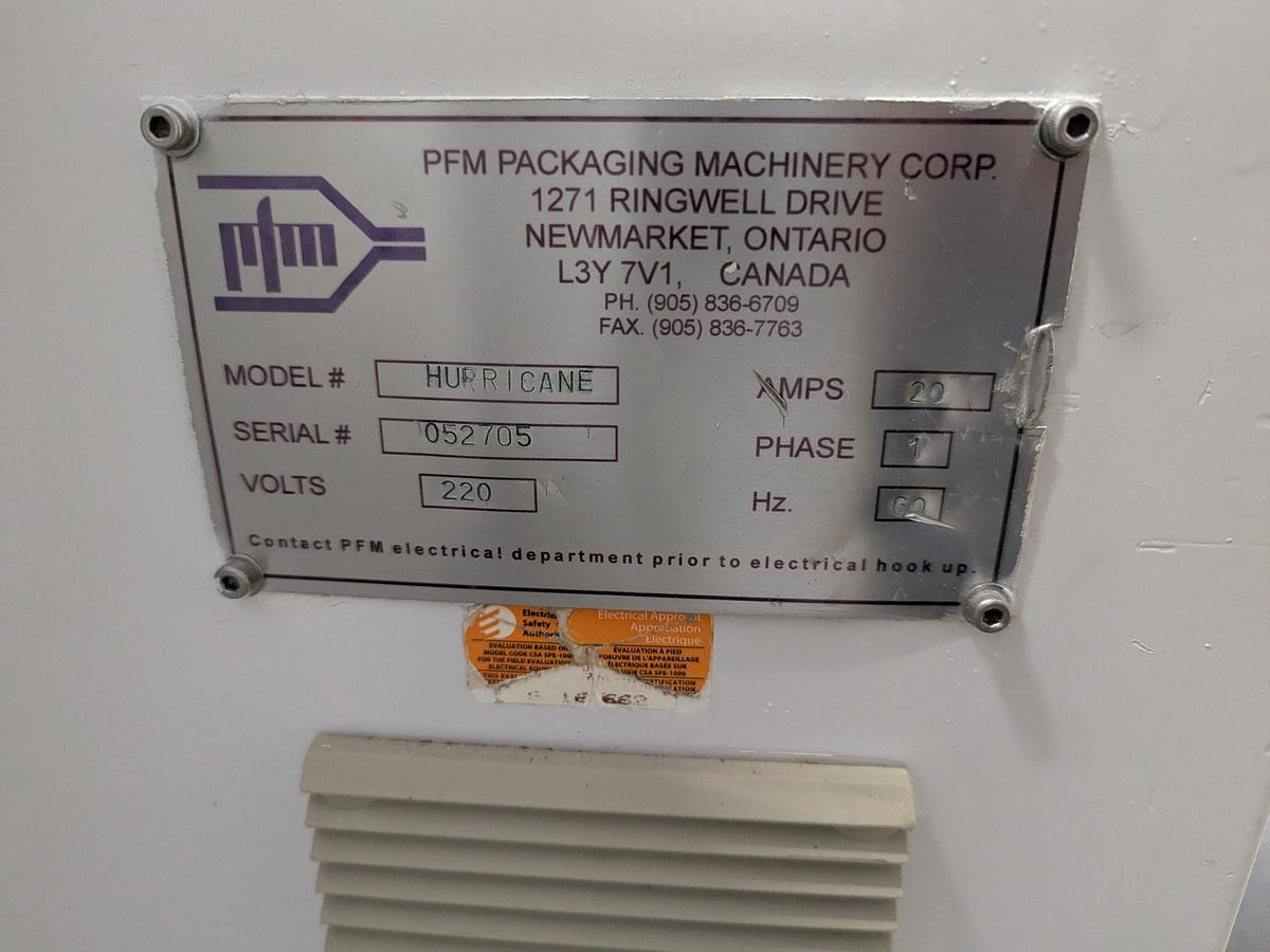 Used PFM Hurricane Horizontal Flow Wrapper