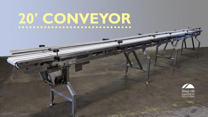 Used B.W.Cooney SS 20' Conveyor