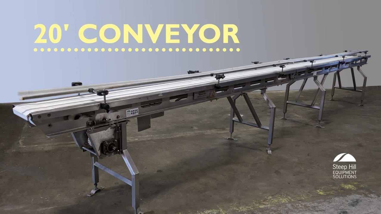 Used B.W.Cooney SS 20' Conveyor