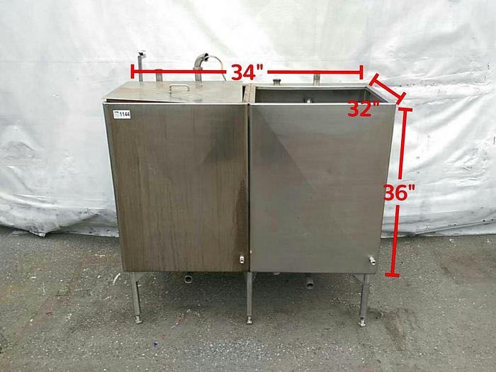 Used 140 Gallon Rectangular Tank