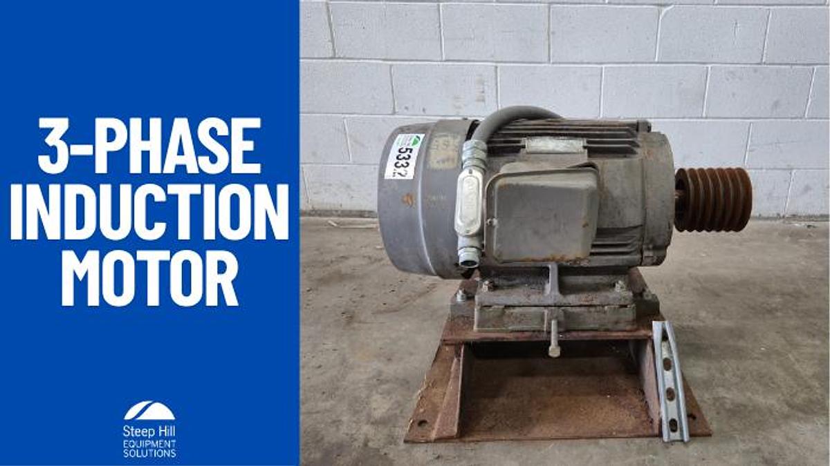 Used Toshiba Corporation World Energy 3 Phase Induction Motor