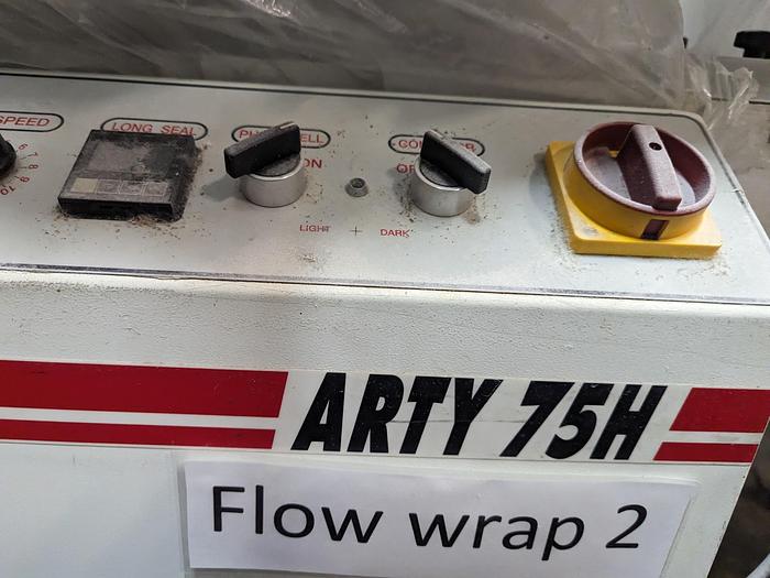 Used ARTY 75H Auto Horiztontal Flow Wrapper