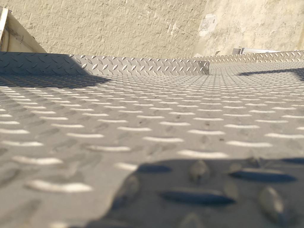 Used Stainless Steel Diamond Plated Sheet