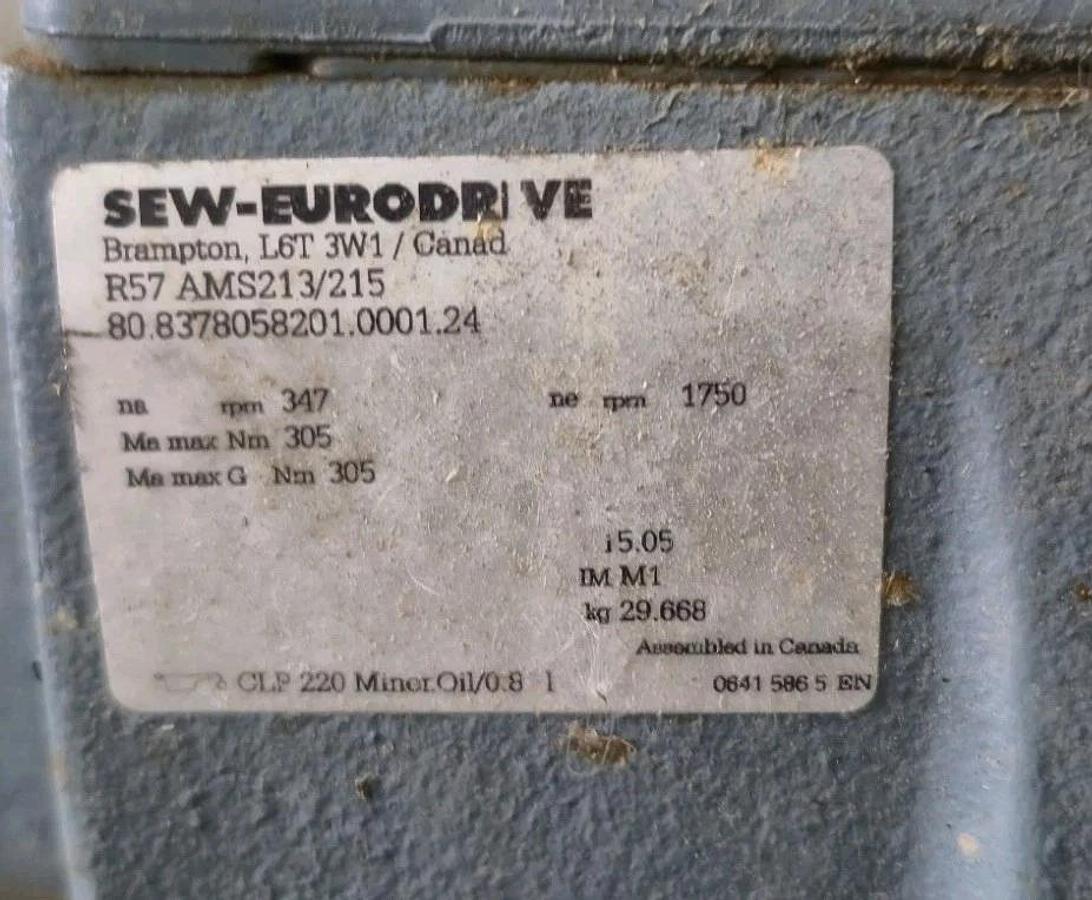 Used SEW-Eurodrive R57 AMS213/215 Industrial Helical Gear Unit