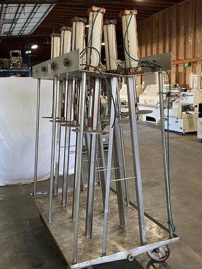 Used Pneumatic 8-Head A-Frame Cheese Press