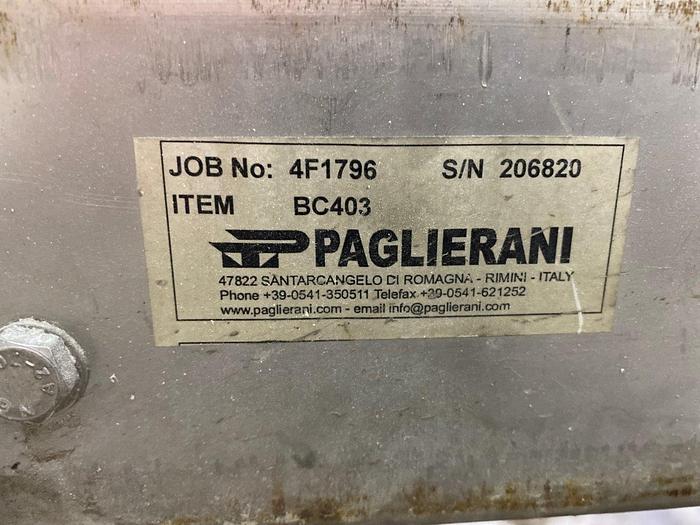 Used Paglierani 4' Long Conveyor