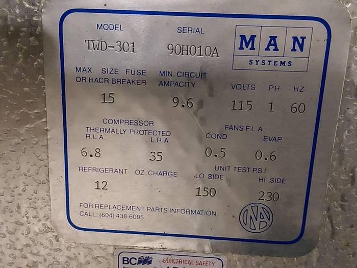 Used Man TW-301 Air Conditioner