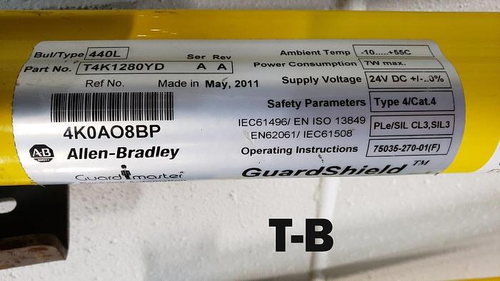 Used Rockwell 440L Guardshield™ Standard 64 Beam Safety Light Curtain