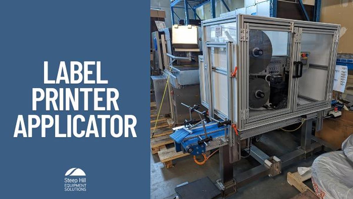 Used Weber 5300 Label Printer Applicator