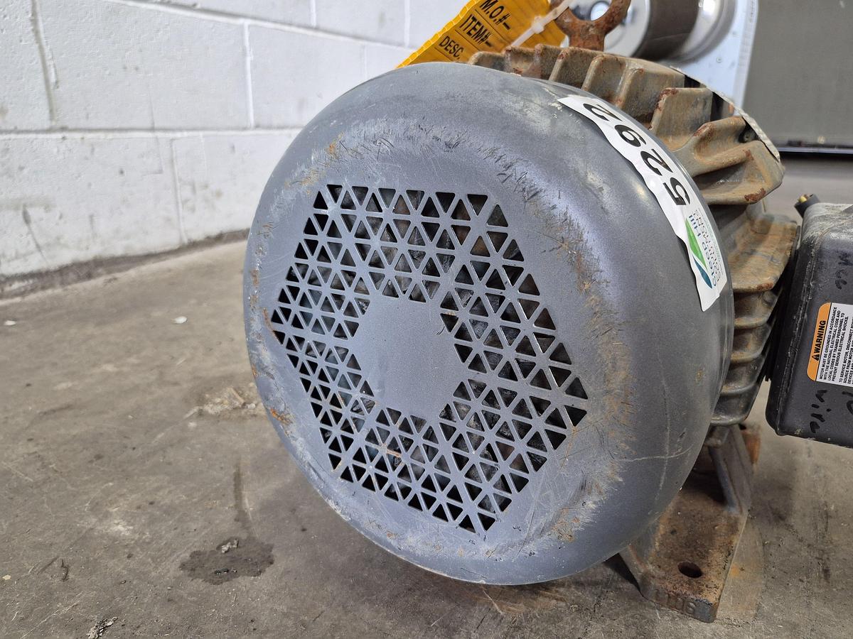 Used Baldor M2333T 15 HP 3-Phase Electric Motor