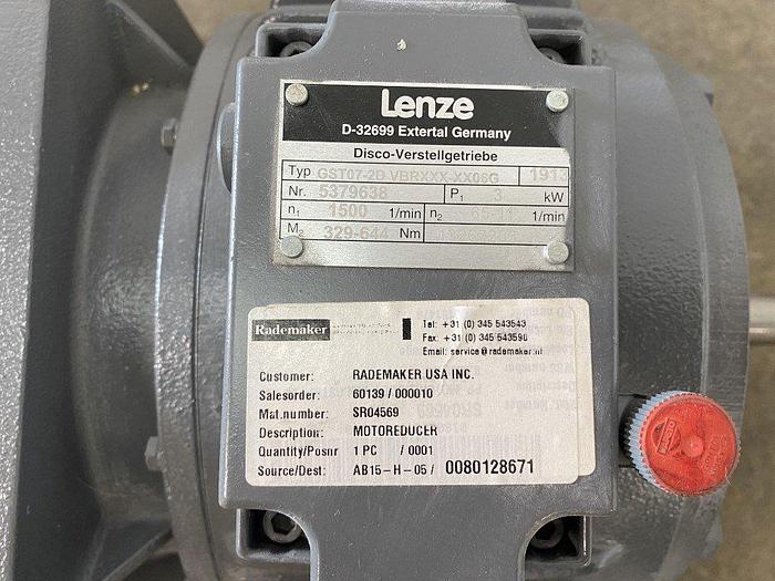 New Lenze Motor With Helical Gear Box for Sale at Steep Hill Equipment