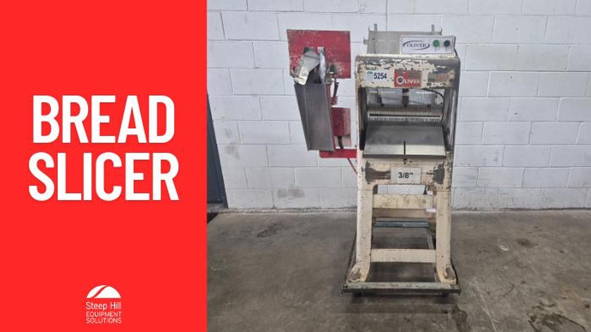 Used Oliver 797G Bread Slicer & Air Bagger