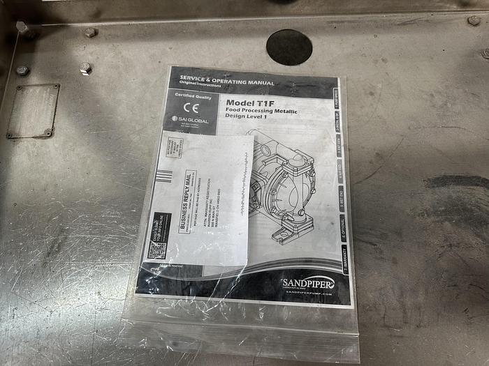 Used Sandpiper T1F Metallic Diaphragm Pump