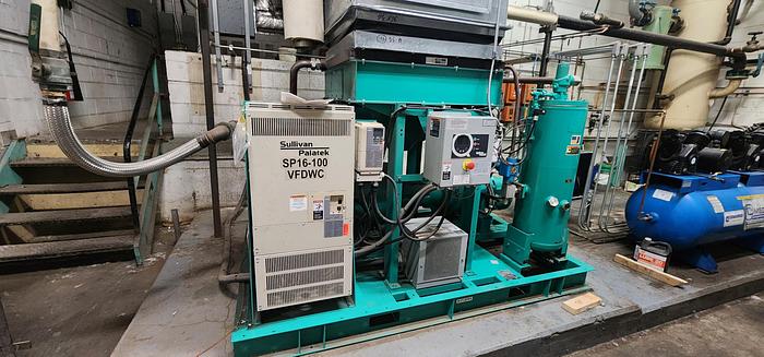 Used Sullivan Palatek SP16 100 HP Compressor