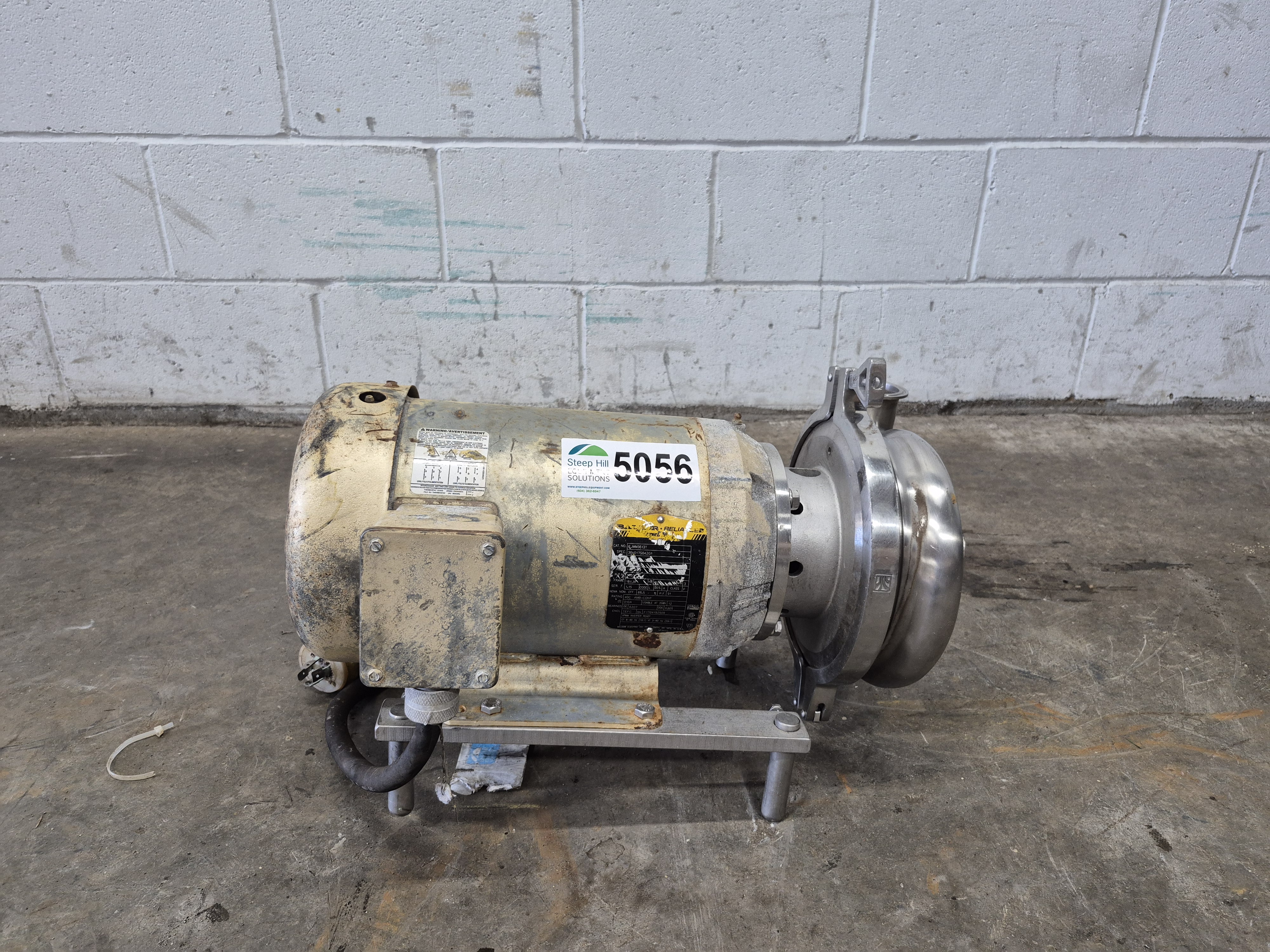 Used SS 5 HP Centrifugal Pump 
