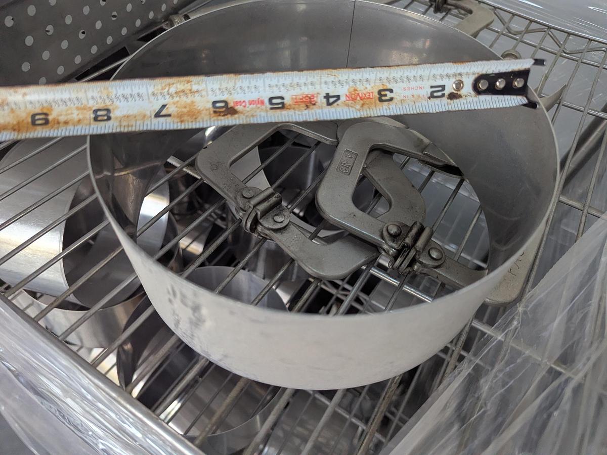 Used Stainless Steel Ice Cream Cake Ring Molds