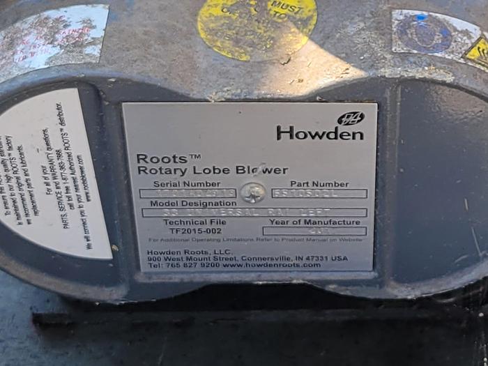 Used Howden Roots™ 33 URAI Rotary Lobe Blower