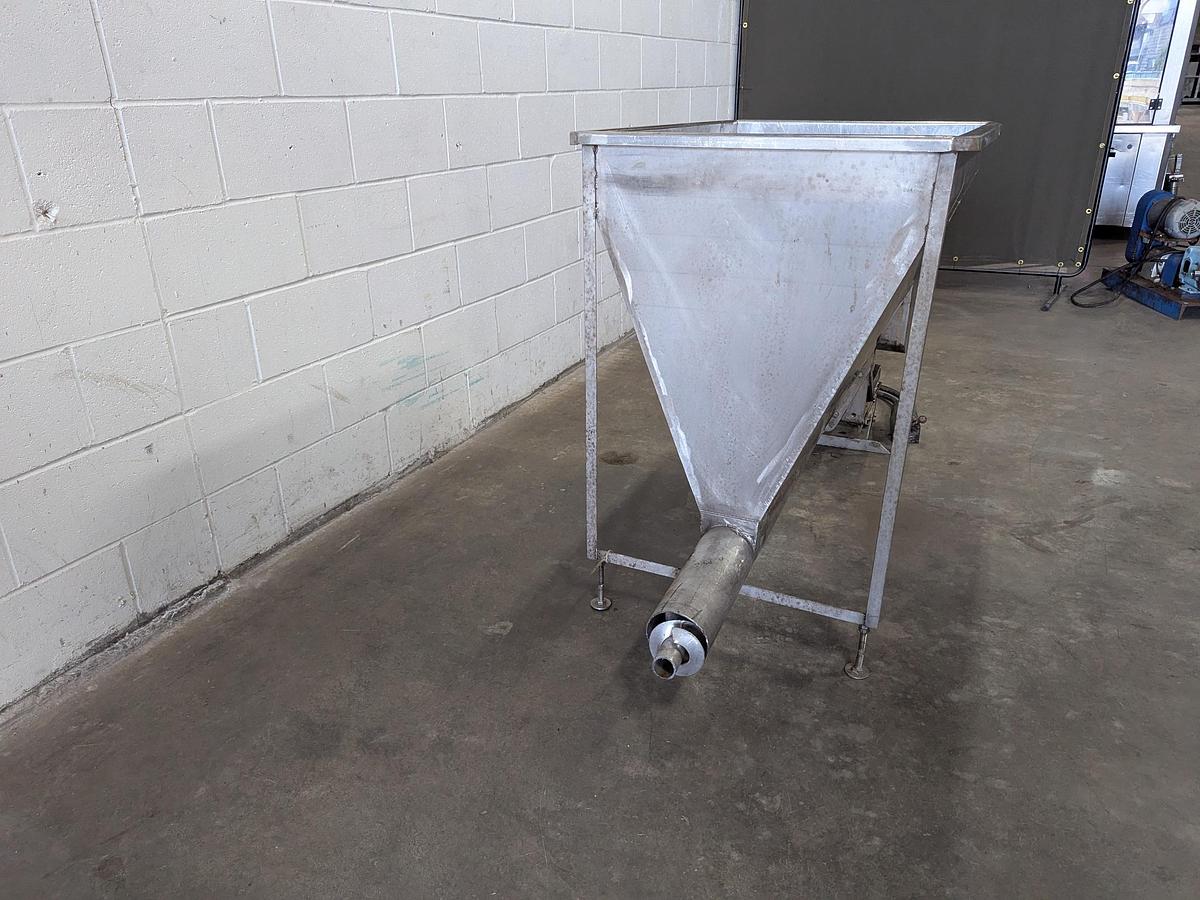 Used SS Hopper with Auger