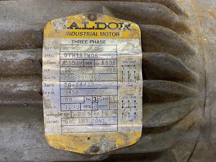 Used Ampco 3x2½ DC2 Centrifugal Pump