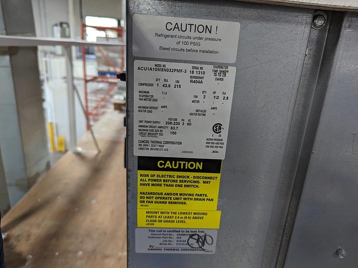 Used Mueller Falling Film Chiller with Condensing Unit