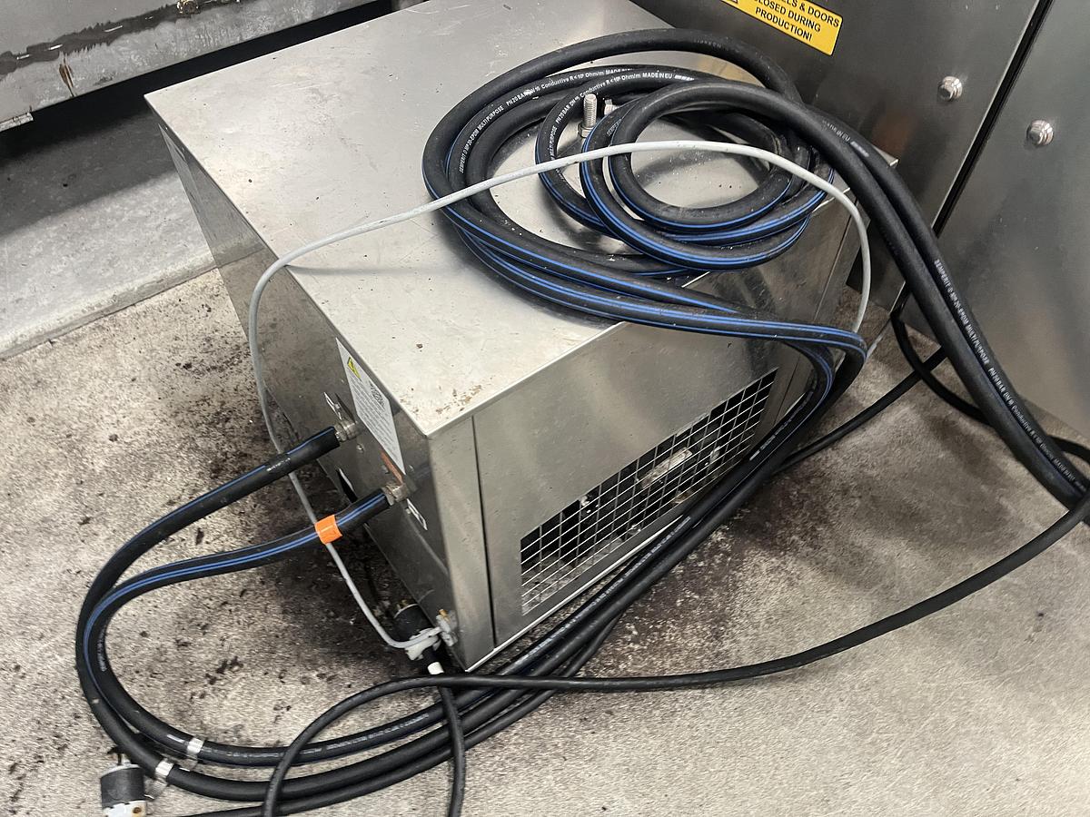 Used TOMRA Blizzard Optical Sorter with Lauda Chiller