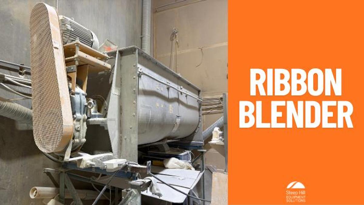 Used Sullivan Strong Scott 70 Cubic Foot Horizontal Ribbon Mixer