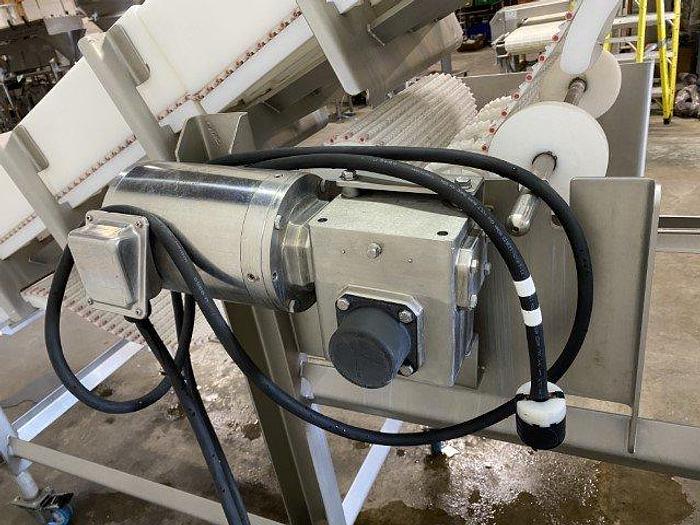 Used Incline Conveyor with Diverter Conveyor