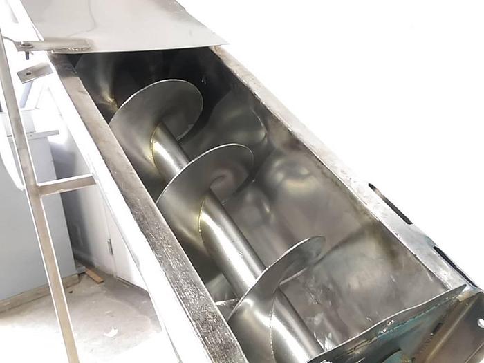 Used Adjustable Incline Auger Conveyor