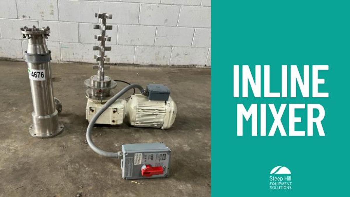 Used 1.5 HP Inline Mixer