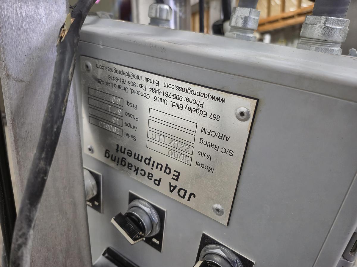Used JDA Progress Model 5000 Piston Filling Machine