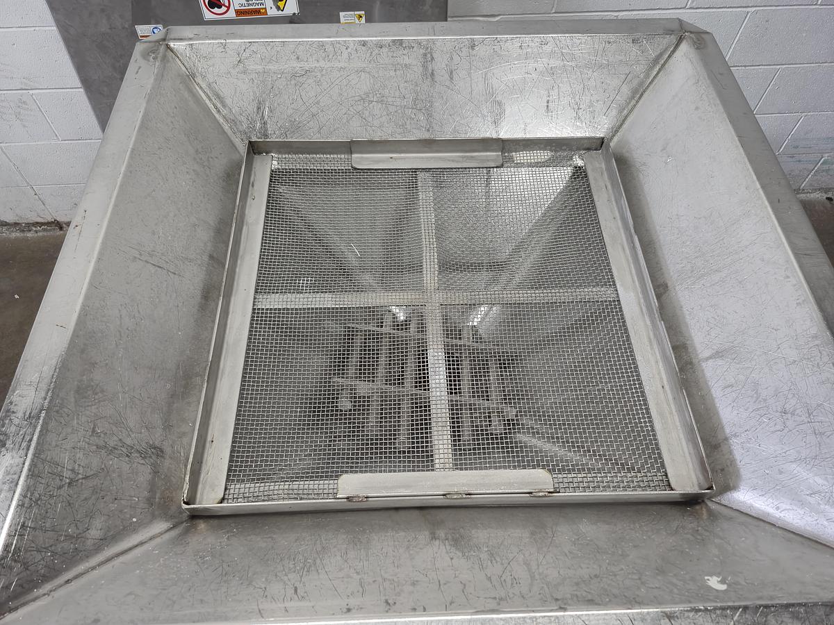Used Flexicon Hopper with Grate Magnet