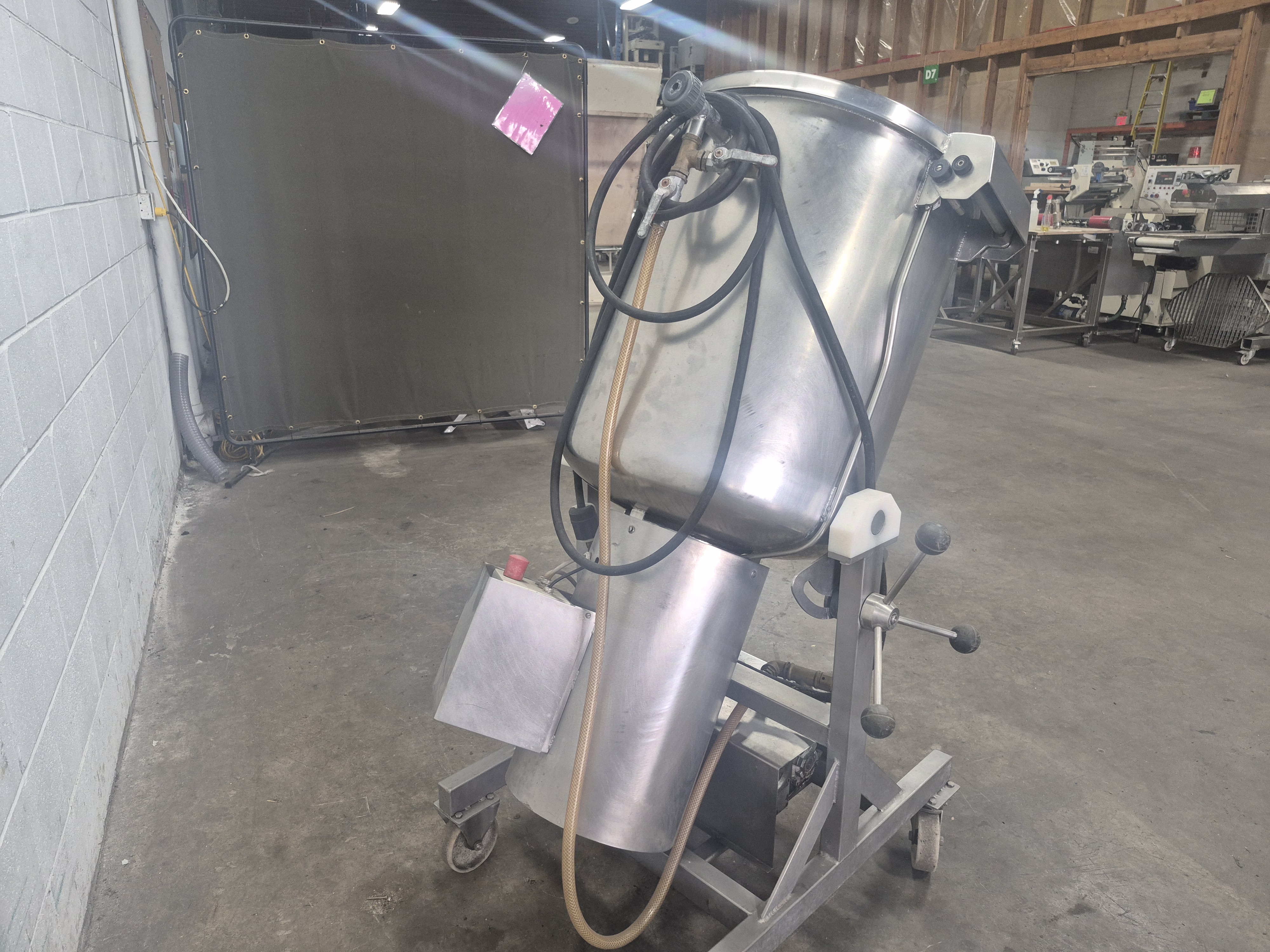 Used LÄCOVAC 150 Litre Stainless Steel Vacuum Tumbler Mixer