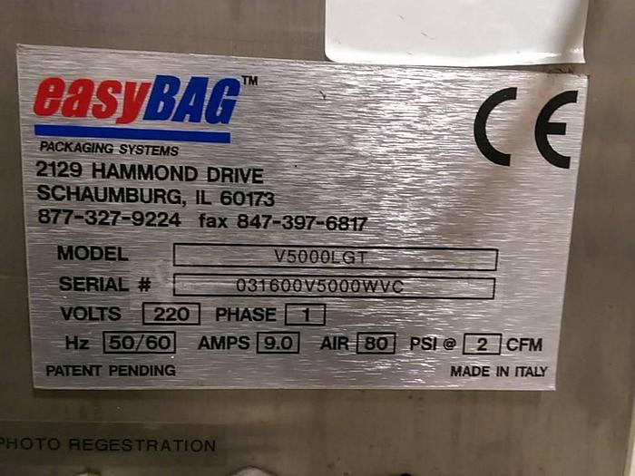 Used Bag Filler and VFFS System