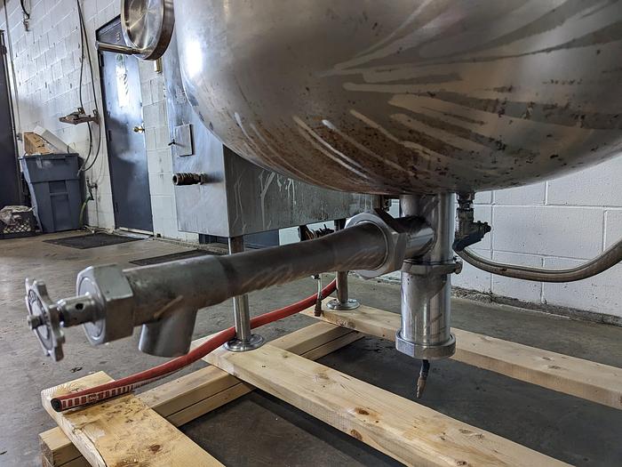 Used Cleveland TMKDL-80T Steam-Jacketed Twin Kettles