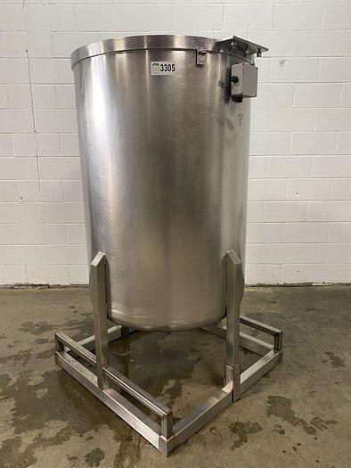 Used 200 Gallon Dish-Bottom Tank