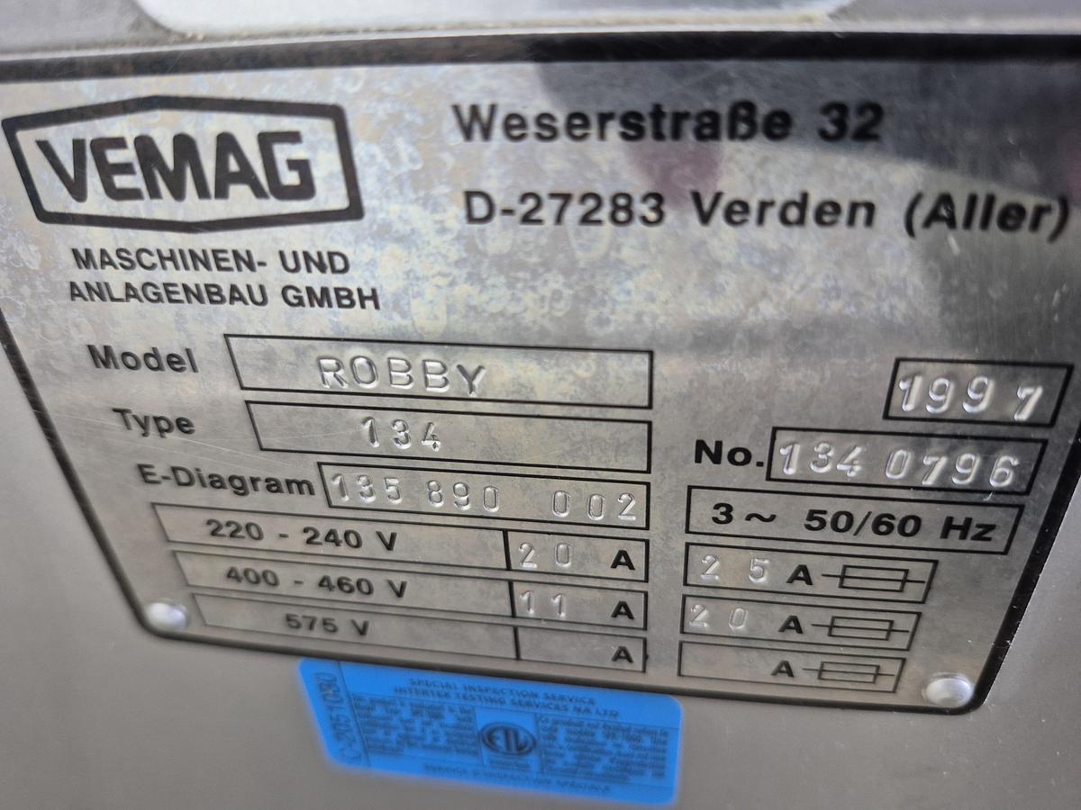 Used Vemag Robby Type 134 Continuous Vacuum Filler
