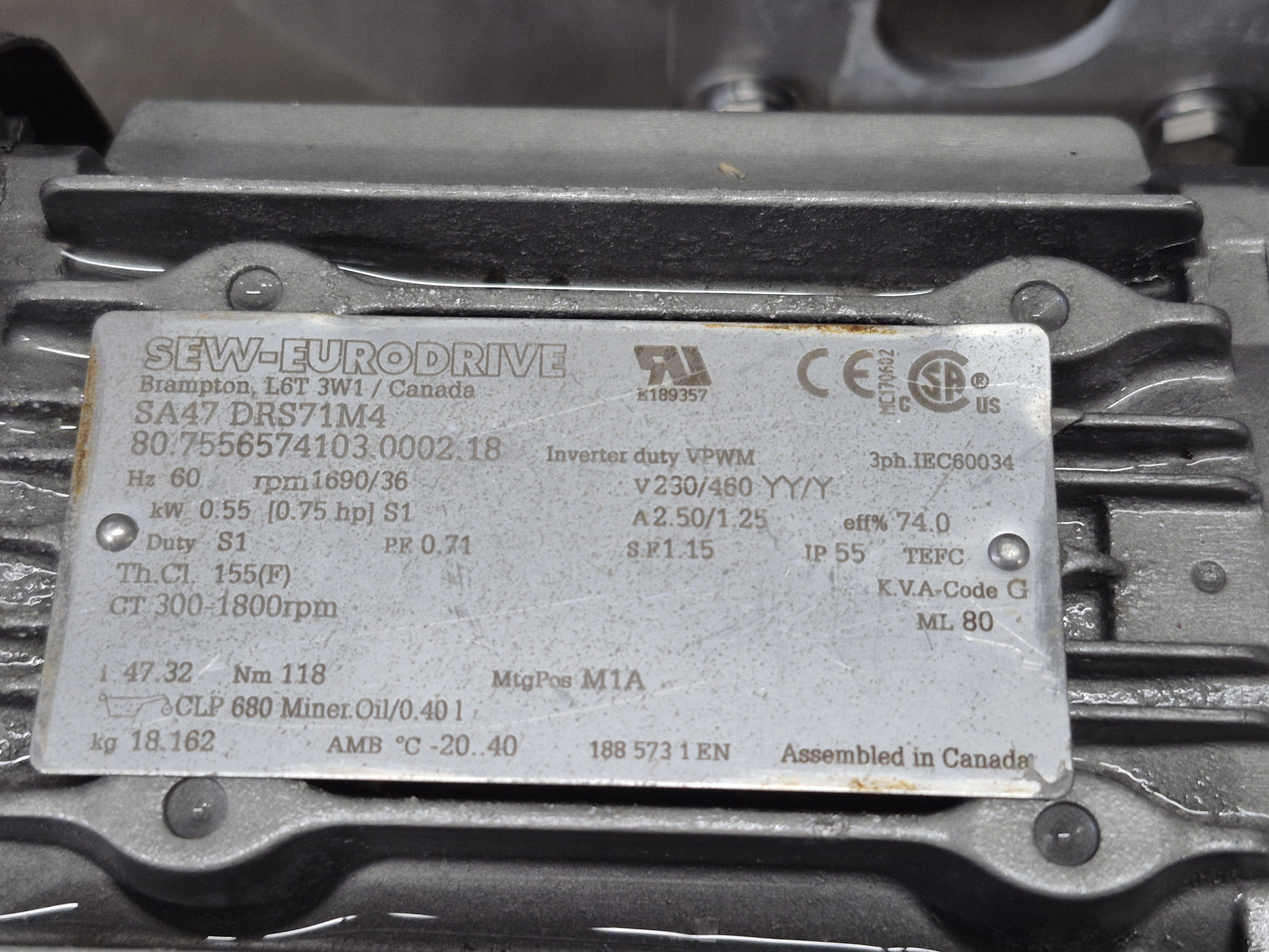 Used George A. Wright 17.5 Feet Conveyor 