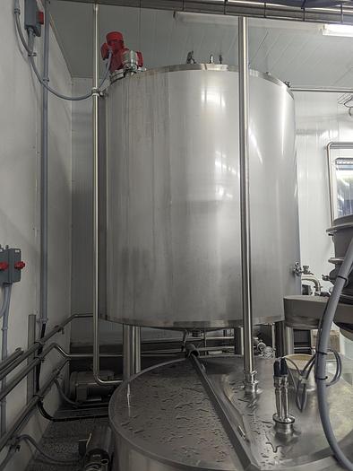 Used Cru 3,000L Mix Tank with Double Agitator
